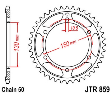 Комплект привода ЦЕПЬ ПРИВОДНОЙ ЗВЕЗДОЧКИ СДЕЛАЛА JT YAMAHA FZS FAZER 600 X-Ring!