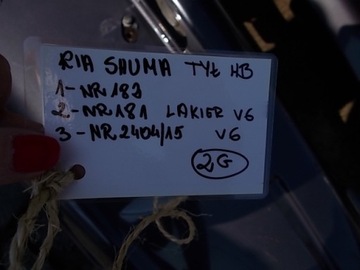 фото thumb №8, Бампер зад kia shuma nr146/8 лак v6