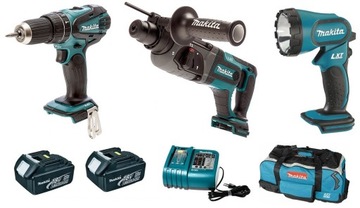 КОМПЛЕКТ MAKITA DLX3008 DHP456 DHR241 BML185