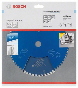 ЦИРКУЛЯРНАЯ ПИЛА WIDIOWA ДЛЯ АЛЮМИНИЯ BOSCH 190*30MM 56 ЗУБЦИЙ