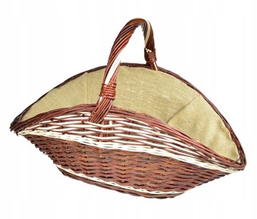 Каминная корзина плетеная WOOD BASKET XL ДЖУТ