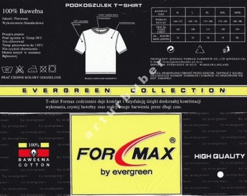 ФУТБОЛКА Formax, размер XXL, 100% хлопок, разные цвета.