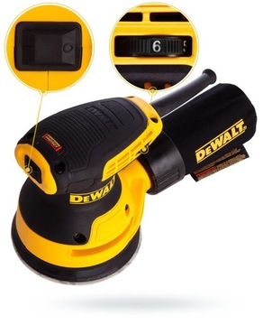 Орбитальная шлифовальная машина DeWalt DWE6423