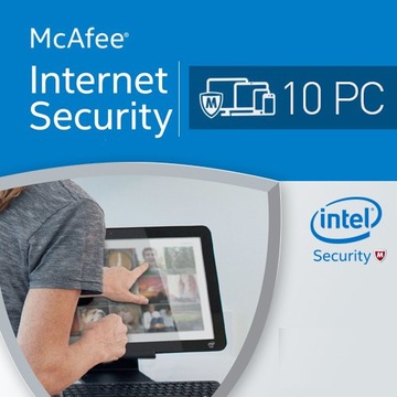 McAfee Internet Security PL 10 УСТРОЙСТВ 1 ГОД