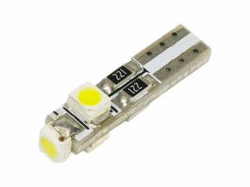 ЛАМПОЧКА 3 СВЕТОДИОДА T5 W1.2W T3 3SMD СЧЕТЧИК ЧАСЫ 5 ЦВЕТОВ ПАНЕЛИ КОКПИТ R