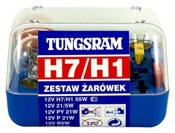 НАБОР ЛАМП H7 + НАБОР ЛАМП H1 TUNGSRAM