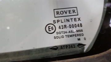 фото thumb №3, Скло двері лівий зад rover 45 civic 00r