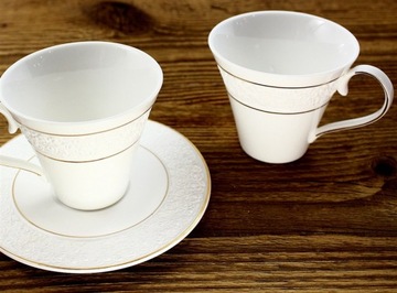 k41 Кофейно-чайный сервиз BoneChina, 12 предметов, на 6 персон