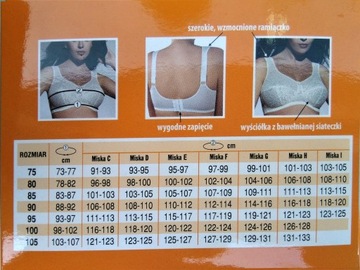 Biustonosz miękki Viki 580 Barbara biały 90I