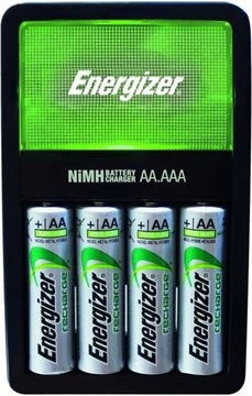 Зарядное устройство ENERGIZER Maxi AAA R3 AA R6 + 4 перезаряжаемые батареи типа AA 2000 мАч