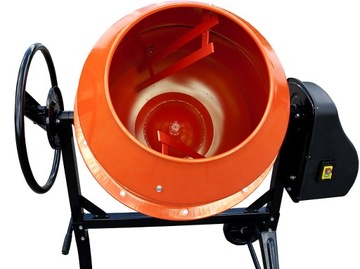 BETONIARKA 100 L 230V ŻELIWO + RĘKAWICE MOC 550 W