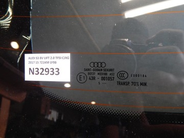 фото thumb №5, Audi s3 8v крышка зад ly9b стекло