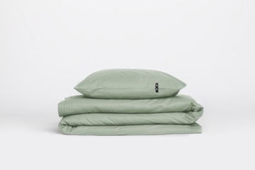 Наволочка 40х40 Sage Green, чистый плотный хлопок