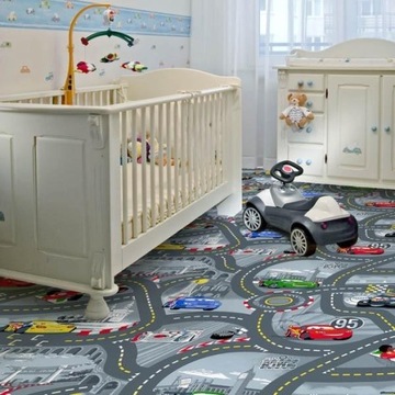 КОВЕР DISNEY CARS 150x230 Городские улицы Цвета