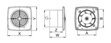 Awenta Want Fan Fan WR 150 R Датчик движения