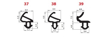 VEKA S-1126A Уплотнитель оконный, СЕРЫЙ