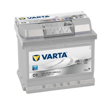 Аккумулятор VARTA SILVER Dynamic 12 В 52 Ач 520 C6