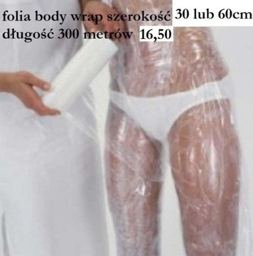 FOLIA DO ZABIEGU STRETCH BODYWRAP rolka 10-12 cm