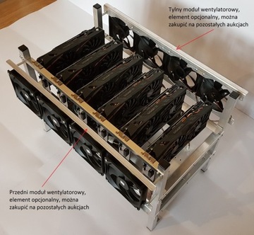 КОРПУС Рама для майнинга криптовалюты 8GPU 4PSU ME8B