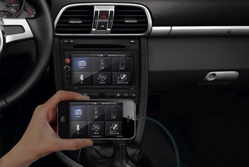НАВИГАЦИОННОЕ РАДИО 2DIN С МИКРОФОНОМ SEAT LEON TOLEDO ALHAMBRA