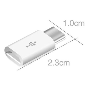 Adapter PRZEJŚCIÓWKA microUSB - typC DO KOMPUTERA