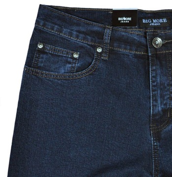 Spodnie męskie dżinsowe jeans Big More BM002 L32 pas 106 cm 43/32