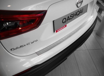 Накладка на бампер багажника NISSAN QASHQAI FL 2017-21