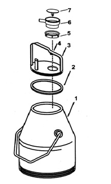 РЕМКОМПЛЕКТ КРЫШКИ КРЫШКИ ДОЯ ALFA LAVAL