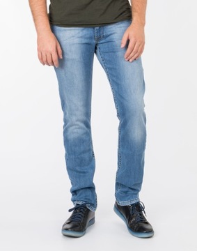 Długie Spodnie Jeans Męskie Texasy Dżinsy dla Wysokich HUNTER 110/22 W32L36