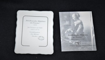 komplet 12 miniatur porcelanowych galerii z Drezna