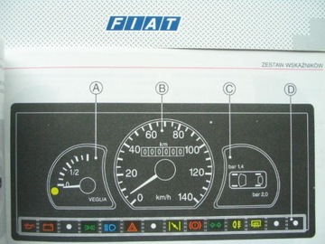 Fiat 126 Polska instrukcja obsługi Fiat 126 1998r + ETUI FIAT +załącznik