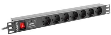 RACK PDU 19 POWER STRIP LANBERG 1U 10A 7X 2M