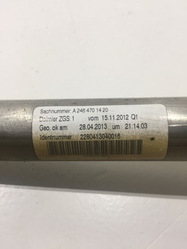 фото thumb №2, Mercedes w176 труба заливной топлива a2464701420