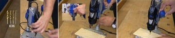 НАБОР ИЗ 4 ТИТАНОВЫХ СВЕРЛ ПО ДЕРЕВУ DREMEL 636