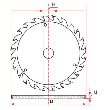 WIDIA ДИСК ДЛЯ ДРЕВЕСИНЫ I-C 230/25.4 T24