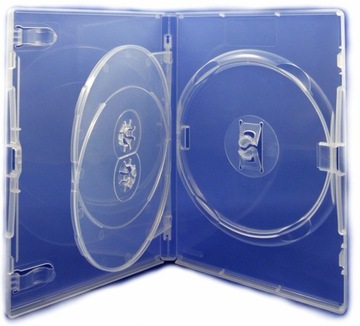 Коробки Amaray для 3xDVD Clear 14мм 10шт качественные!