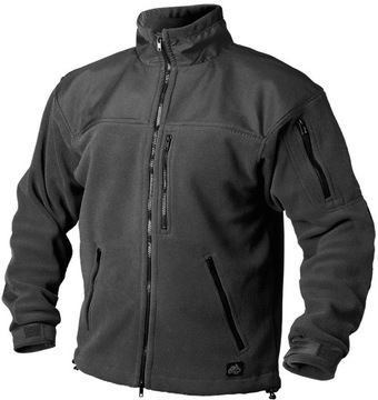 Bluza Męska Polarowa Polar Kurtka Helikon Classic Army Ciepła Czarna 3XL