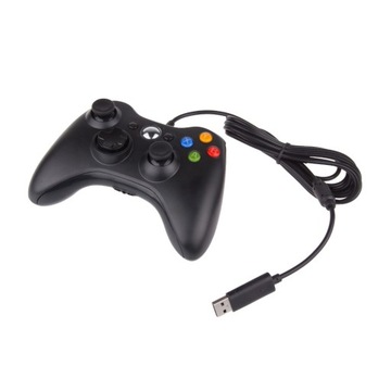 Проводной USB-контроллер Pad PC XBOX 360, черный