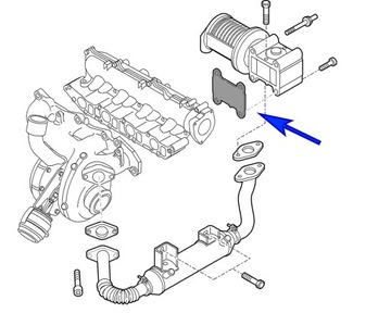 Zaślepka EGR Fiat Opel Alfa 1.9 16V 2.4 JTD CDTI