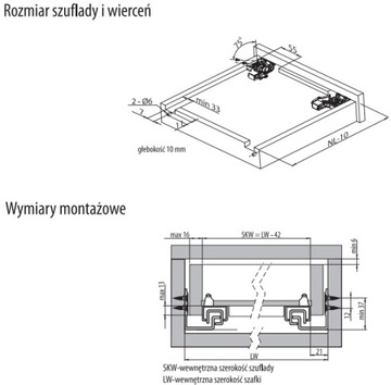 Нижняя монтажная направляющая CB20ST Amix 350