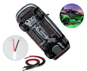 фото thumb №16, Освітлення шасі pod автомобіль led rgb neon 2x60 + 2x90 app блютуз