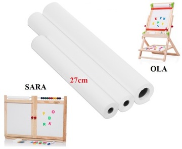 ROLKA PAPIERU 27cm PAPIER 25m TABLICA OLA SARA
