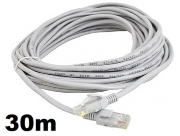 ИНТЕРНЕТ-КАБЕЛЬ UTP LAN RJ45 CAT5E, 30 м