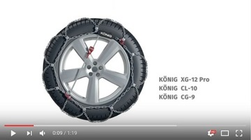 Цепи THULE KONIG XG-12 PRO 245 255/45 R19 SUV