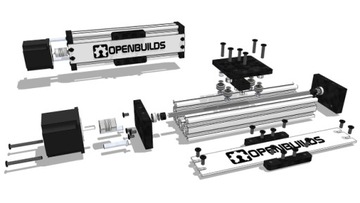 Алюминиевый профиль C-Beam 500 мм для фрезерных станков с ЧПУ