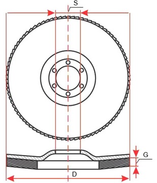 TARCZA LAMELKA LISTKOWA DO SZLIFOWANIA125/40 GR40