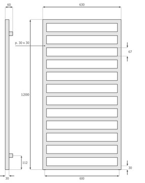 для ванной комнаты ДЕКОРАТИВНЫЙ 120x63 PORTO GRAPHITE PEARL