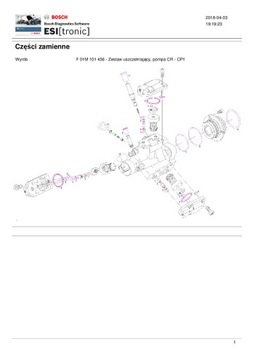 Комплект уплотнений для насосов CR Bosch CDI/HDI/JTD/CTDI