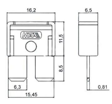 АВТОМОБИЛЬНЫЙ ПРЕДОХРАНИТЕЛЬ MAXI COMPACT 50A