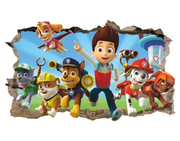 Наклейка на стену PAW PATROL большая XXL P1